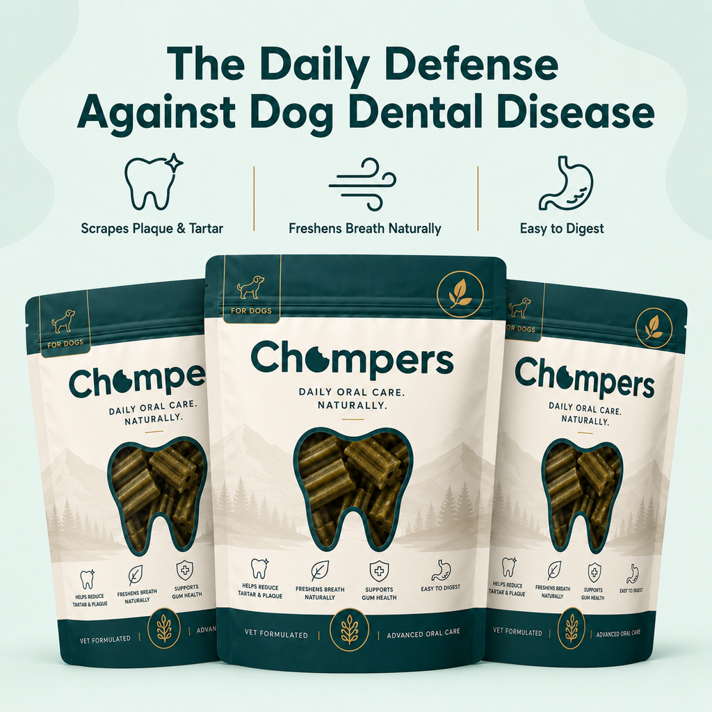 CHOMPERS Daily Dental Bites — For Dogs & Cats