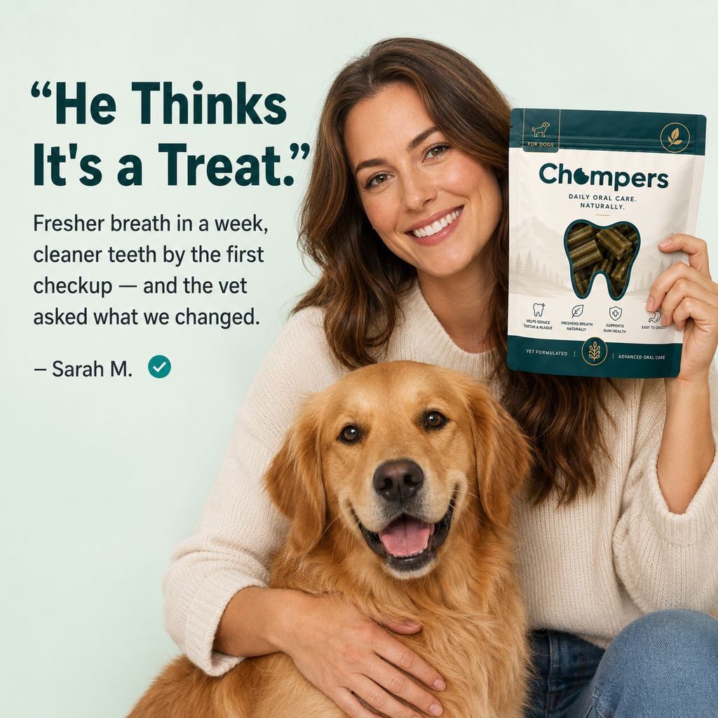 CHOMPERS Daily Dental Bites — For Dogs & Cats