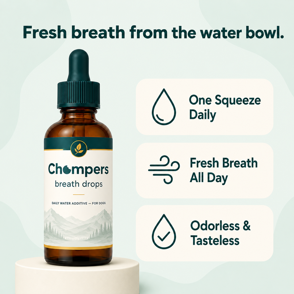 Chompers Breath Drops — Daily Water Additive