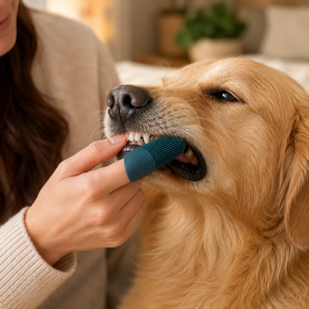 Chompers Finger Brush Kit — Vet-Style Home Dental Set